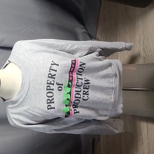 Vintage ABC sports sweat shirt property of ABC spots production crew SZ L